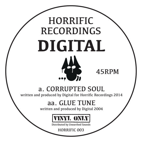 Digital : Corrupted Soul / Glue Tune (12", Ltd)