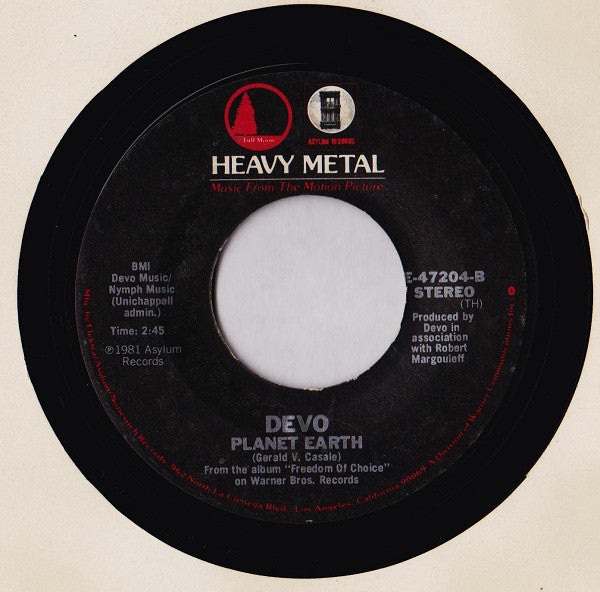 Devo : Working In The Coal Mine (7", Styrene, TH )