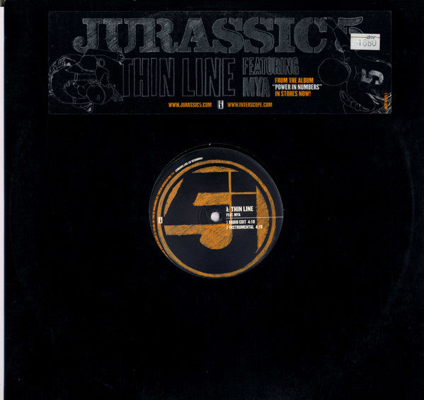 Jurassic 5 : Thin Line / A Day At The Races (12", Promo)