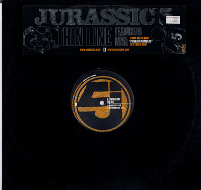 Jurassic 5 : Thin Line / A Day At The Races (12", Promo)