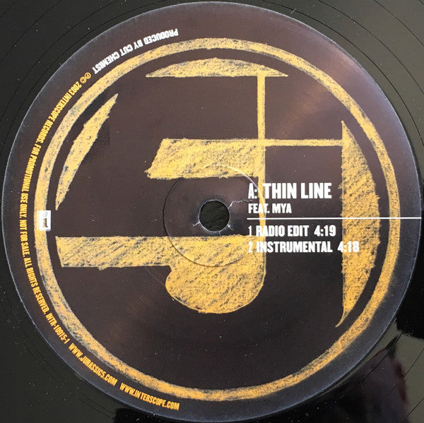 Jurassic 5 : Thin Line / A Day At The Races (12", Promo)