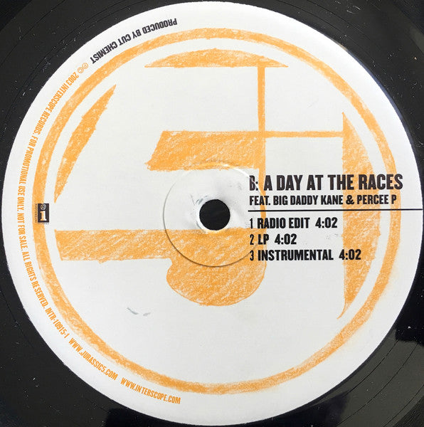 Jurassic 5 : Thin Line / A Day At The Races (12", Promo)