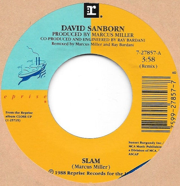 David Sanborn : Slam (7")