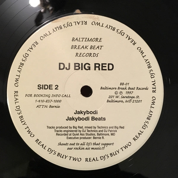 DJ Big Red : I'm  A  Alcoholik!!! (12", EP)