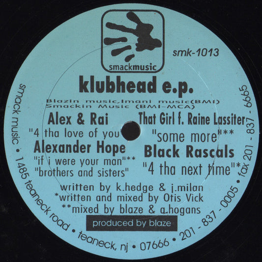Various : Klubhead E.P. (12", EP, Ltd)