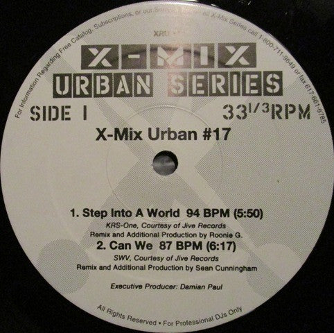 Various : X-Mix Urban Series 17 (12", Comp)