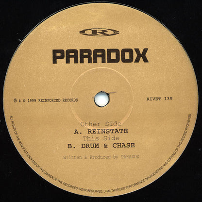 Paradox : Drumworks EP (2x12", EP)