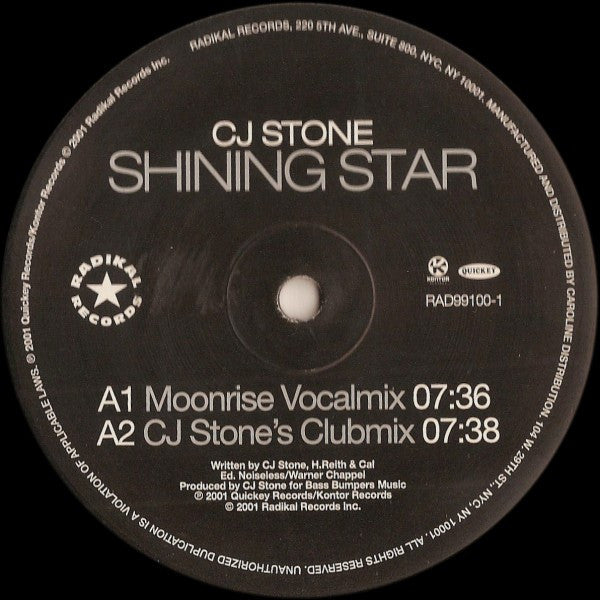 CJ Stone : Shining Star (12")