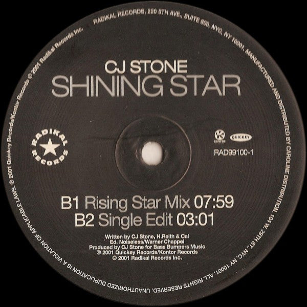 CJ Stone : Shining Star (12")
