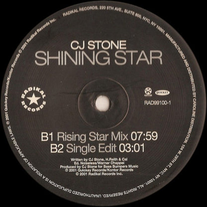 CJ Stone : Shining Star (12")