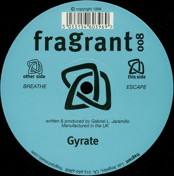 Gyrate : Breathe / Escape (12")