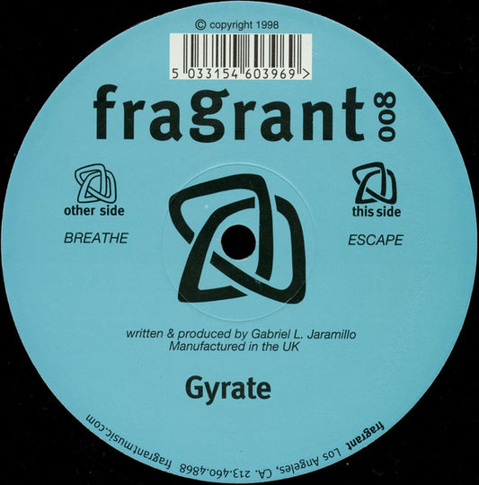 Gyrate : Breathe / Escape (12")
