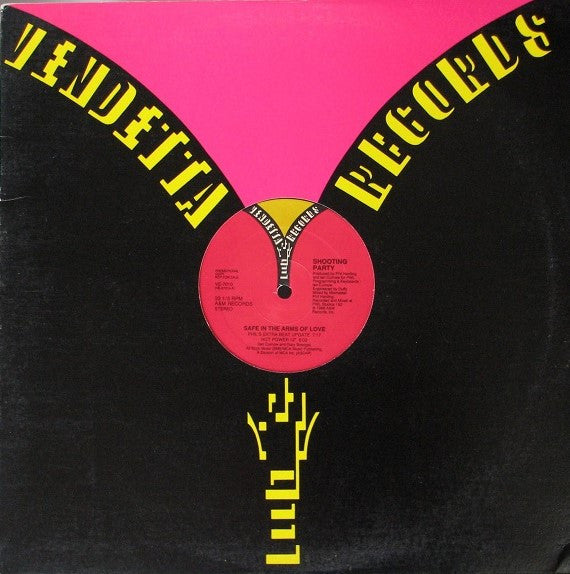 Shooting Party : Safe In The Arms Of Love (12", Promo)