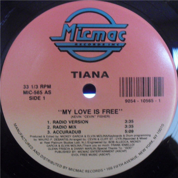 Tiana : My Love Is Free (12")