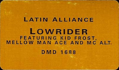Latin Alliance : Lowrider (On The Boulevard) (12", Promo)