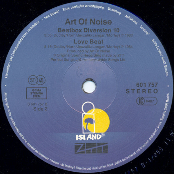 Art Of Noise* : Moments In Love (12", Maxi)