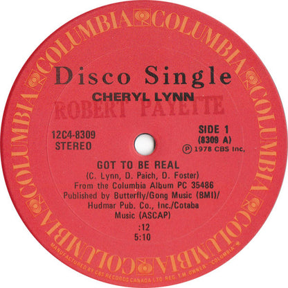 Cheryl Lynn : Got To Be Real / Star Love (12", Single)