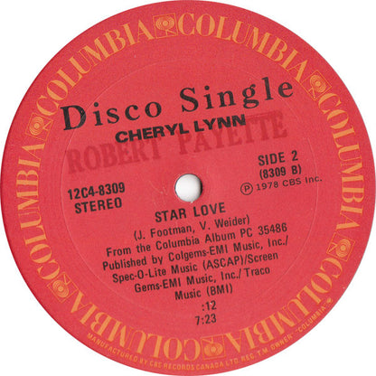 Cheryl Lynn : Got To Be Real / Star Love (12", Single)