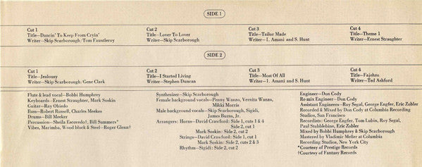 Bobbi Humphrey : Tailor Made (LP, Album, San)