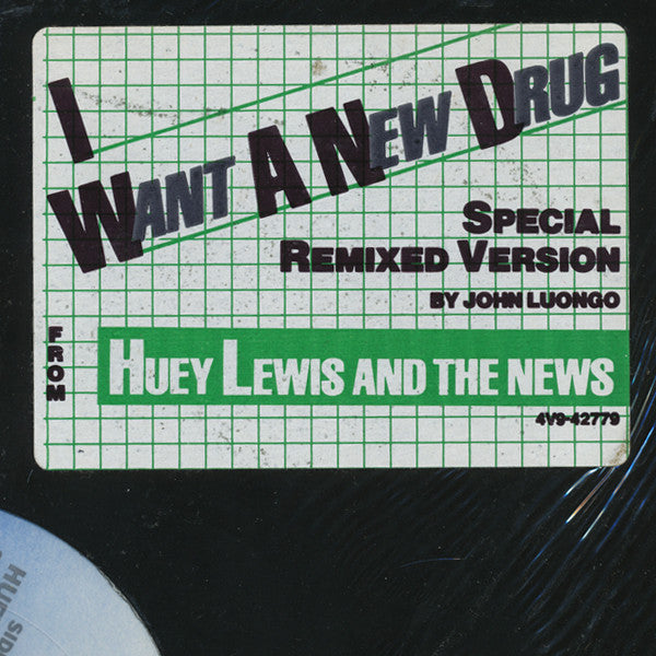 Huey Lewis And The News* : I Want A New Drug (12", Pit)