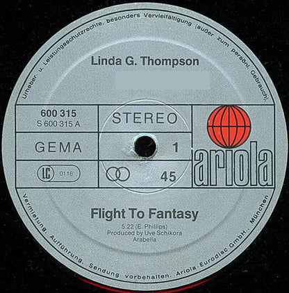 Linda G. Thompson : Flight To Fantasy ∙ Midnight Rendezvous (12", Single)
