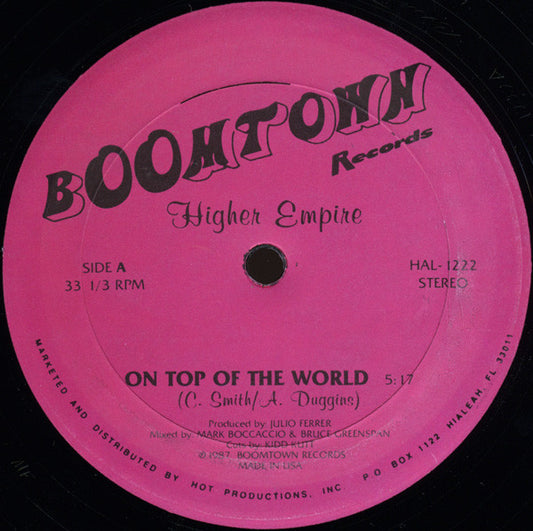 Higher Empire : On Top Of The World (12")