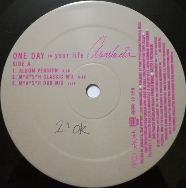 Anastacia : One Day In Your Life (12")