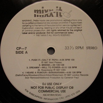 Various : Mixx-It 7 (12", Comp, Promo)
