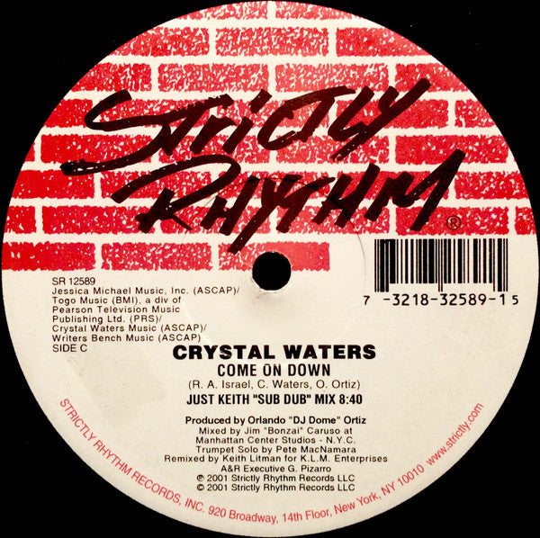 Crystal Waters : Come On Down (2x12")