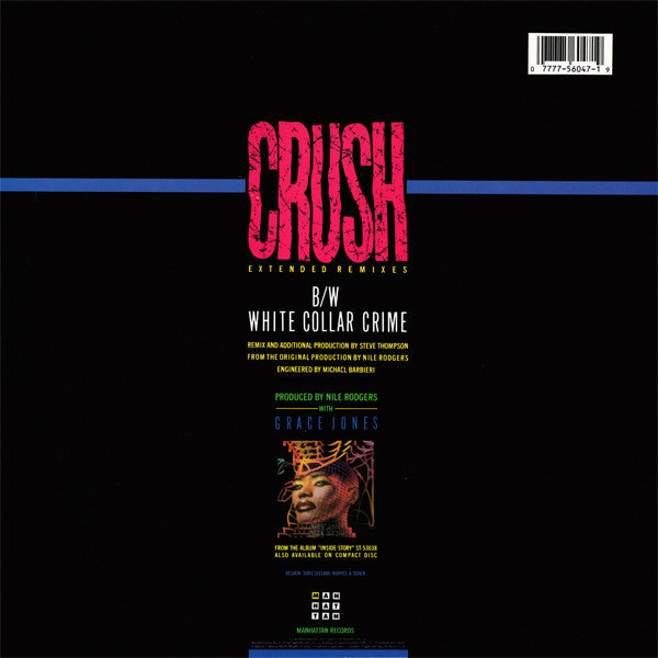 Grace Jones : Crush (Extended Remix) (12")