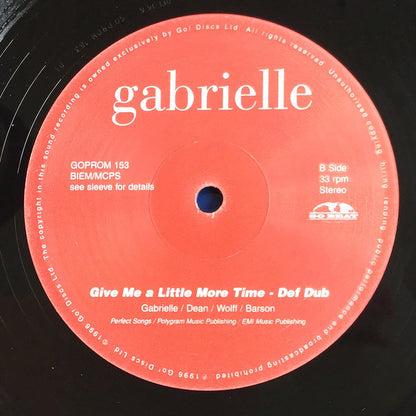 Gabrielle : Give Me A Little More Time (David Morales Remixes) (12", Promo)
