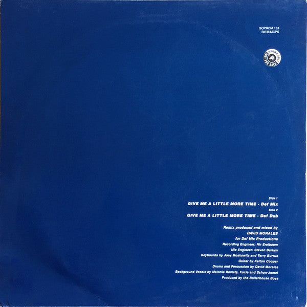 Gabrielle : Give Me A Little More Time (David Morales Remixes) (12", Promo)