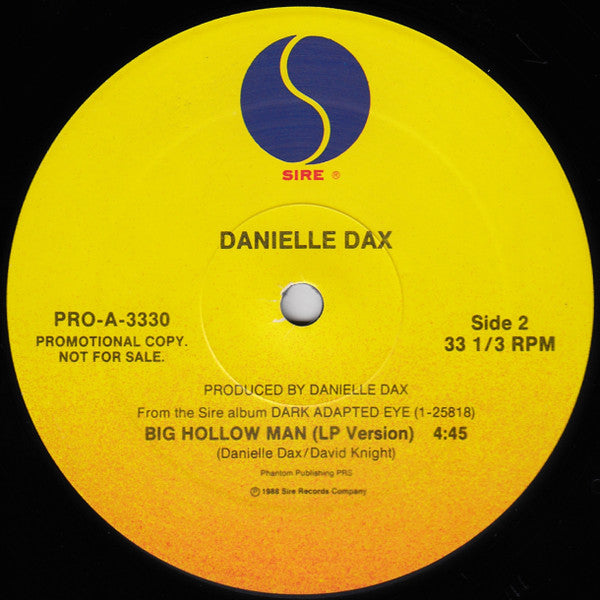 Danielle Dax : Cat-House / Big Hollow Man (12", Promo, All)