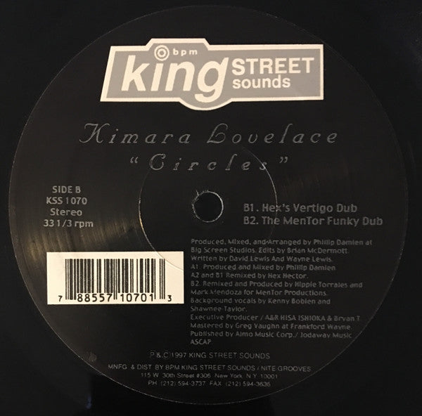 Kimara Lovelace : Circles (12")
