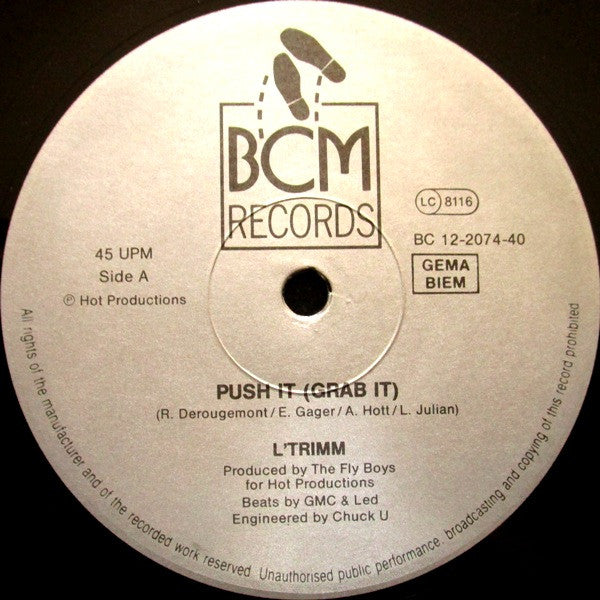 L'Trimm : Push It (Grab It) (12")