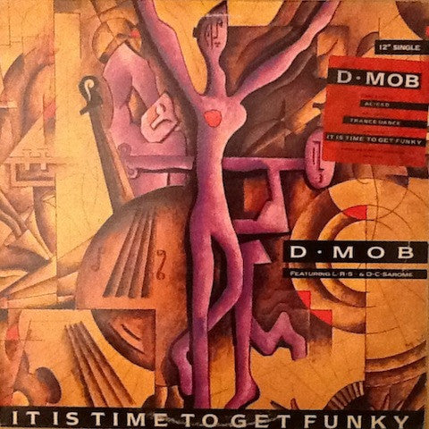 D Mob : It Is Time To Get Funky (12", Promo)