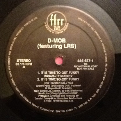 D Mob : It Is Time To Get Funky (12", Promo)