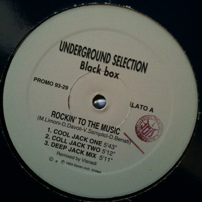 Black Box : Rockin' To The Music (12", Promo)