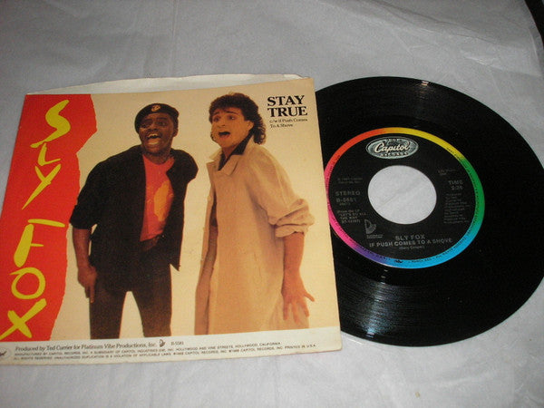 Sly Fox : Stay True (7")