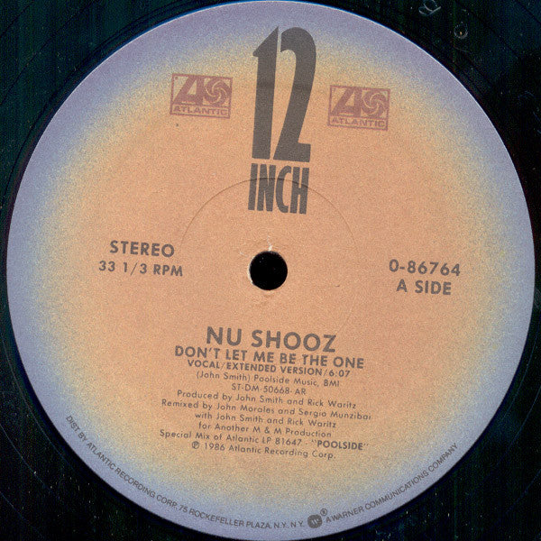 Nu Shooz : Don't Let Me Be The One (12")