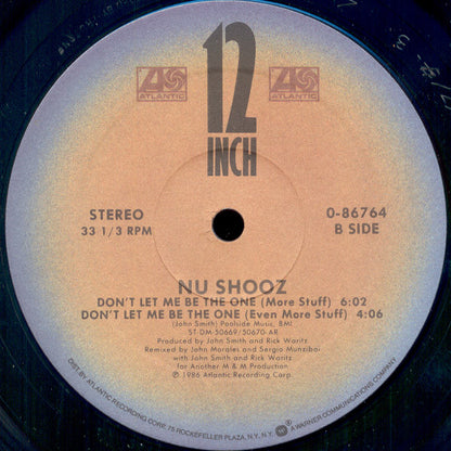 Nu Shooz : Don't Let Me Be The One (12")