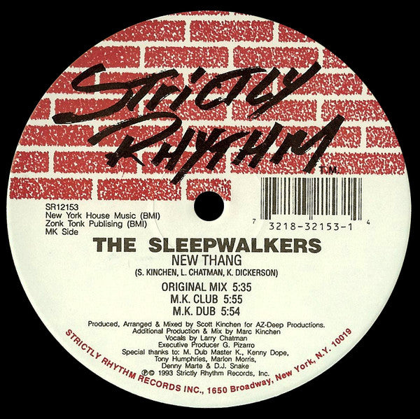 The Sleepwalkers* : New Thang (12")