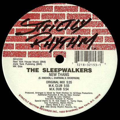 The Sleepwalkers* : New Thang (12")