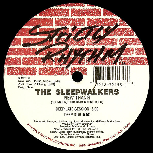 The Sleepwalkers* : New Thang (12")