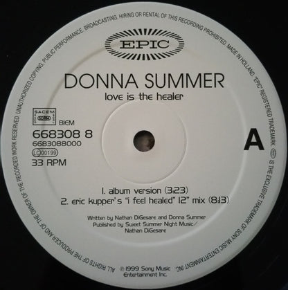 Donna Summer : Love Is The Healer (12")