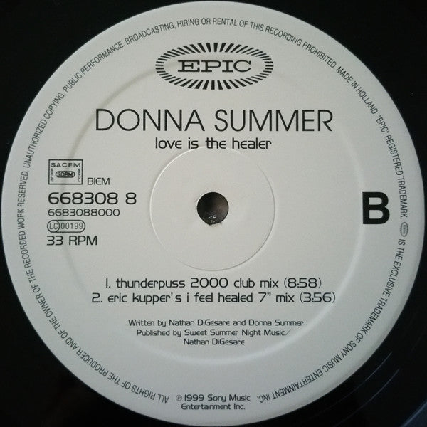 Donna Summer : Love Is The Healer (12")