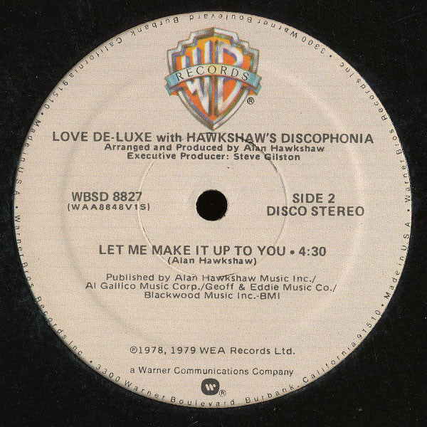 Love De-Luxe With Hawkshaw's Discophonia : Here Comes That Sound Again (12")