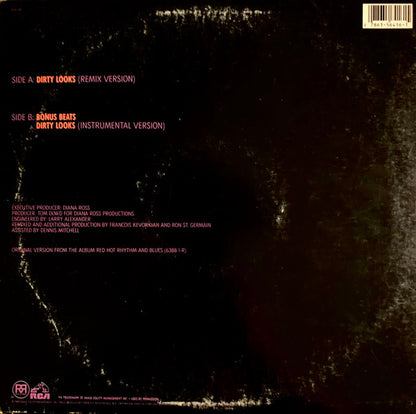 Diana Ross : Dirty Looks (12", HRM)