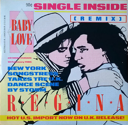 Regina (2) : Baby Love (Remix) (12", Single, Pic)