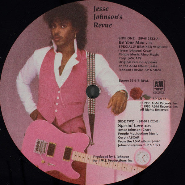 Jesse Johnson's Revue : Be Your Man (12", Single, Pic)